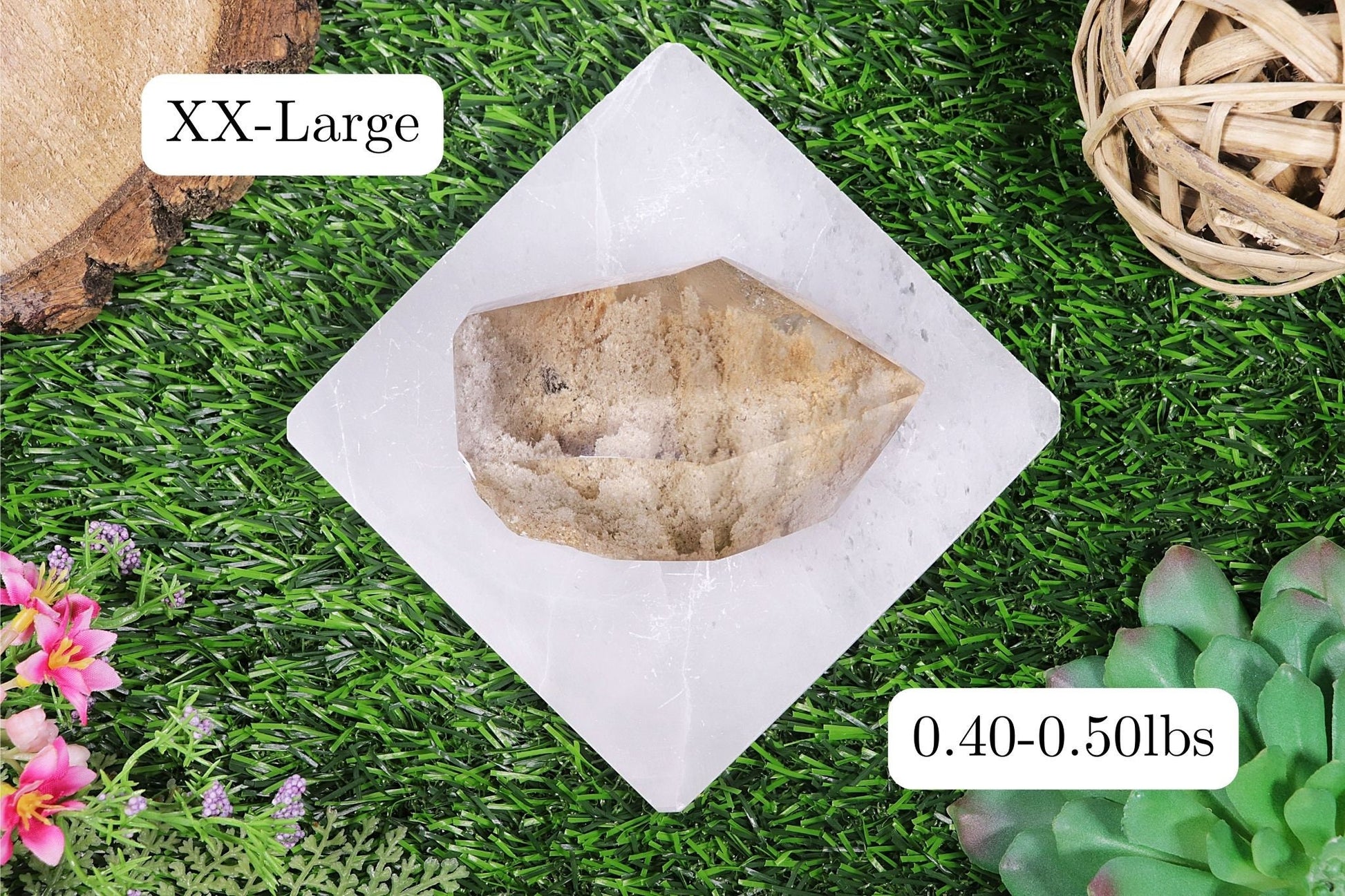 Garden Quartz Crystal, 100% Natural Quartz Free Form With Inclusions, Lodolite
