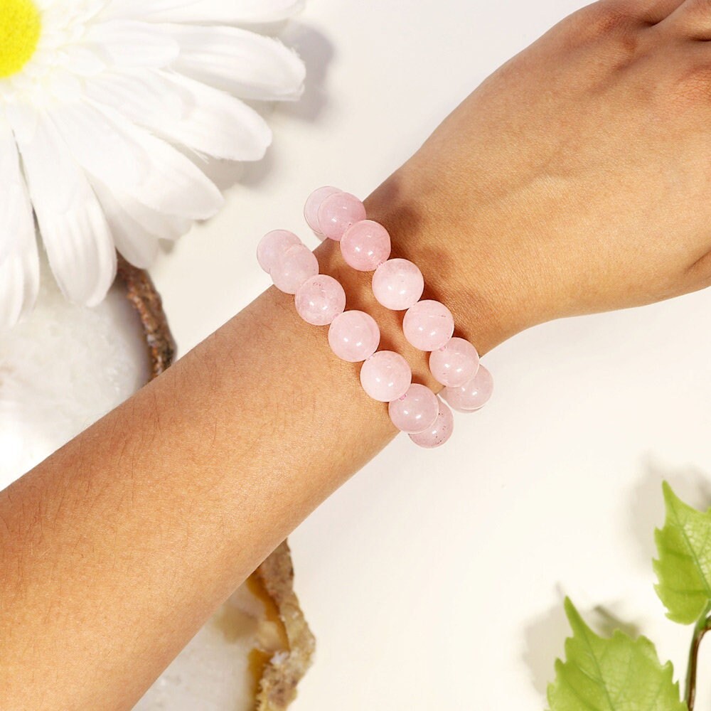 Rose Quartz Bracelet | Wear for Love and Affection | Crystal Jewelry | Gift for Her