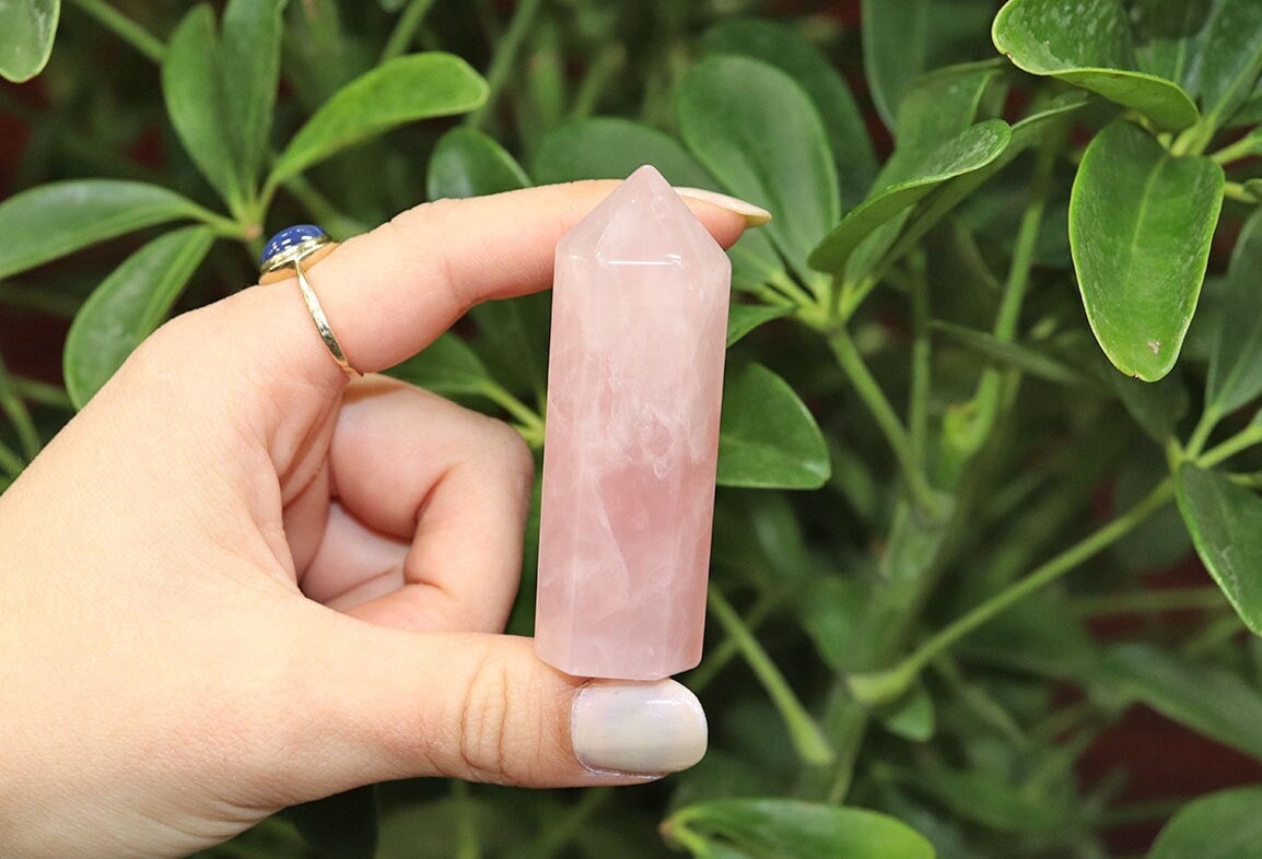 Rose Quartz Point | A Compassionate Crystal | Heart Chakra