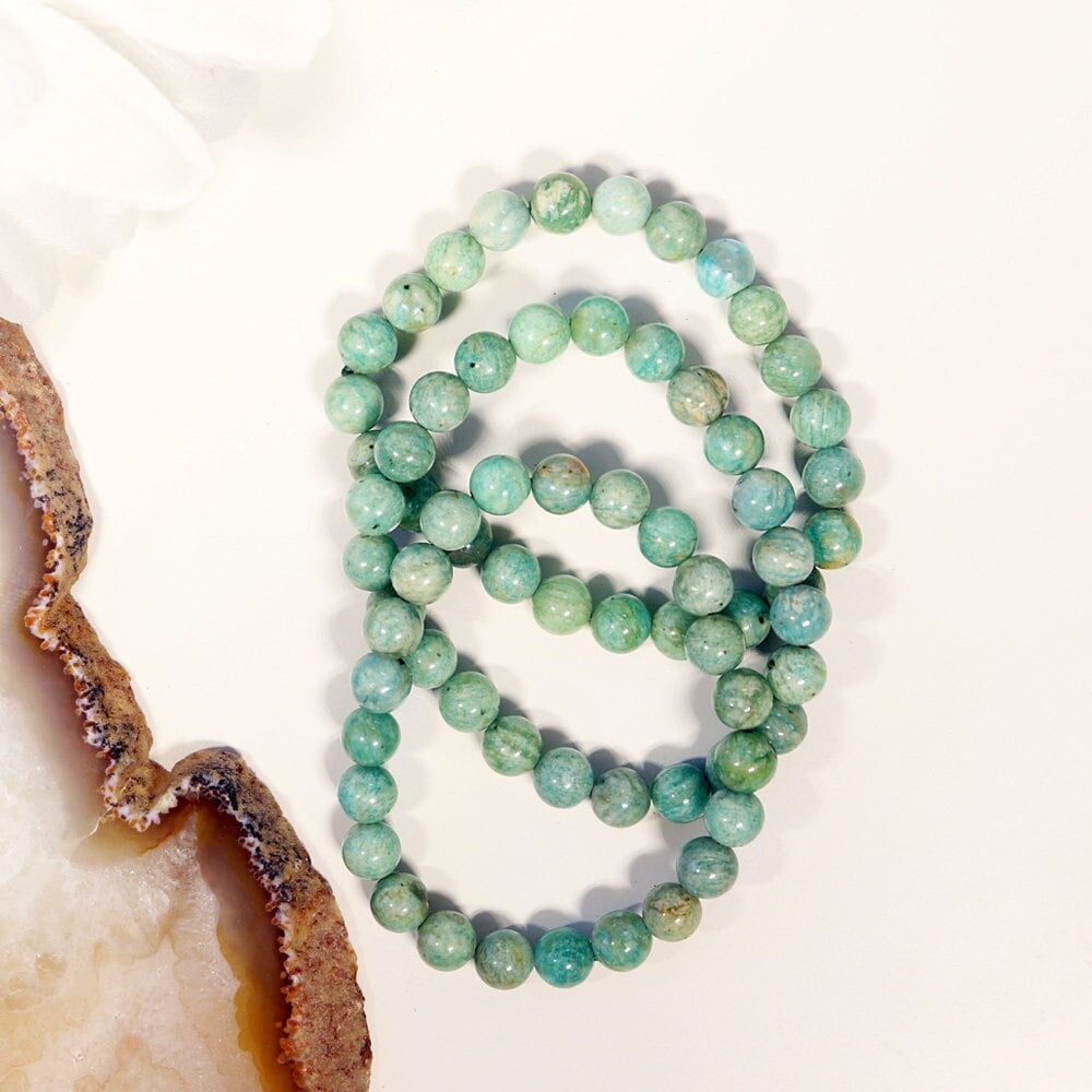 Amazonite Bracelet | Amazonite Jewelry | Gemstone Beaded Bracelet