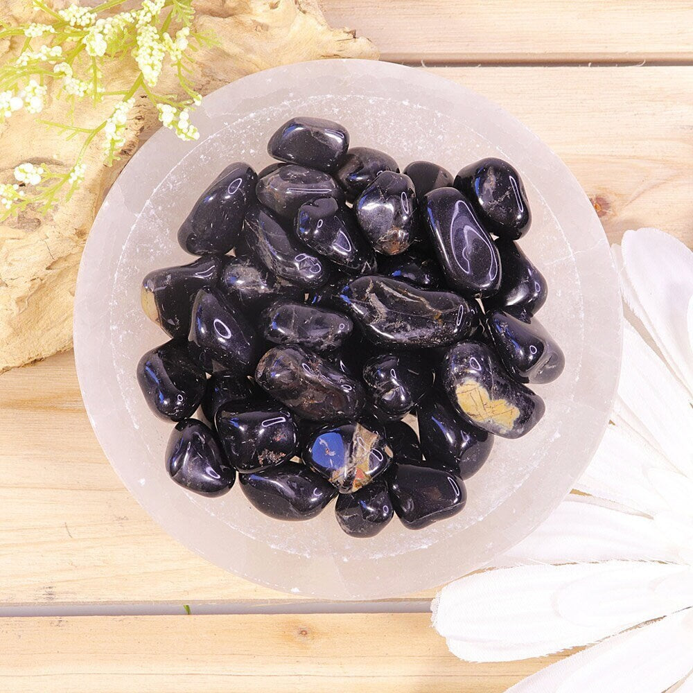 Wholesale Lot of Black Onyx Stones, Natural Polished Gemstone, Jewelry,, DIY, Ethically Sourced
