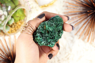 Stunning 100% Natural Fibrous Malachite, Heart Chakra