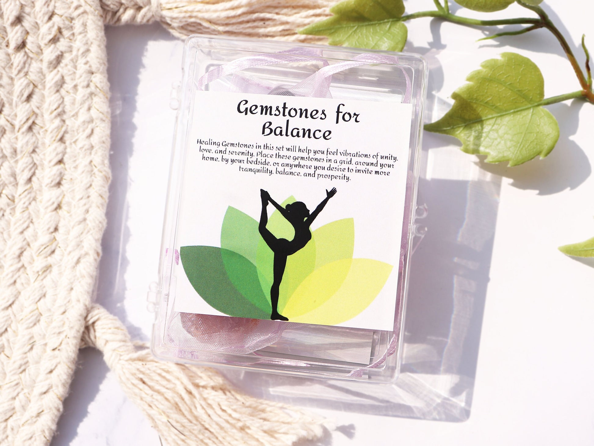Gem Stone Kit - Balance | Crystal Kit for Balance | Pocket Meditating Crystals