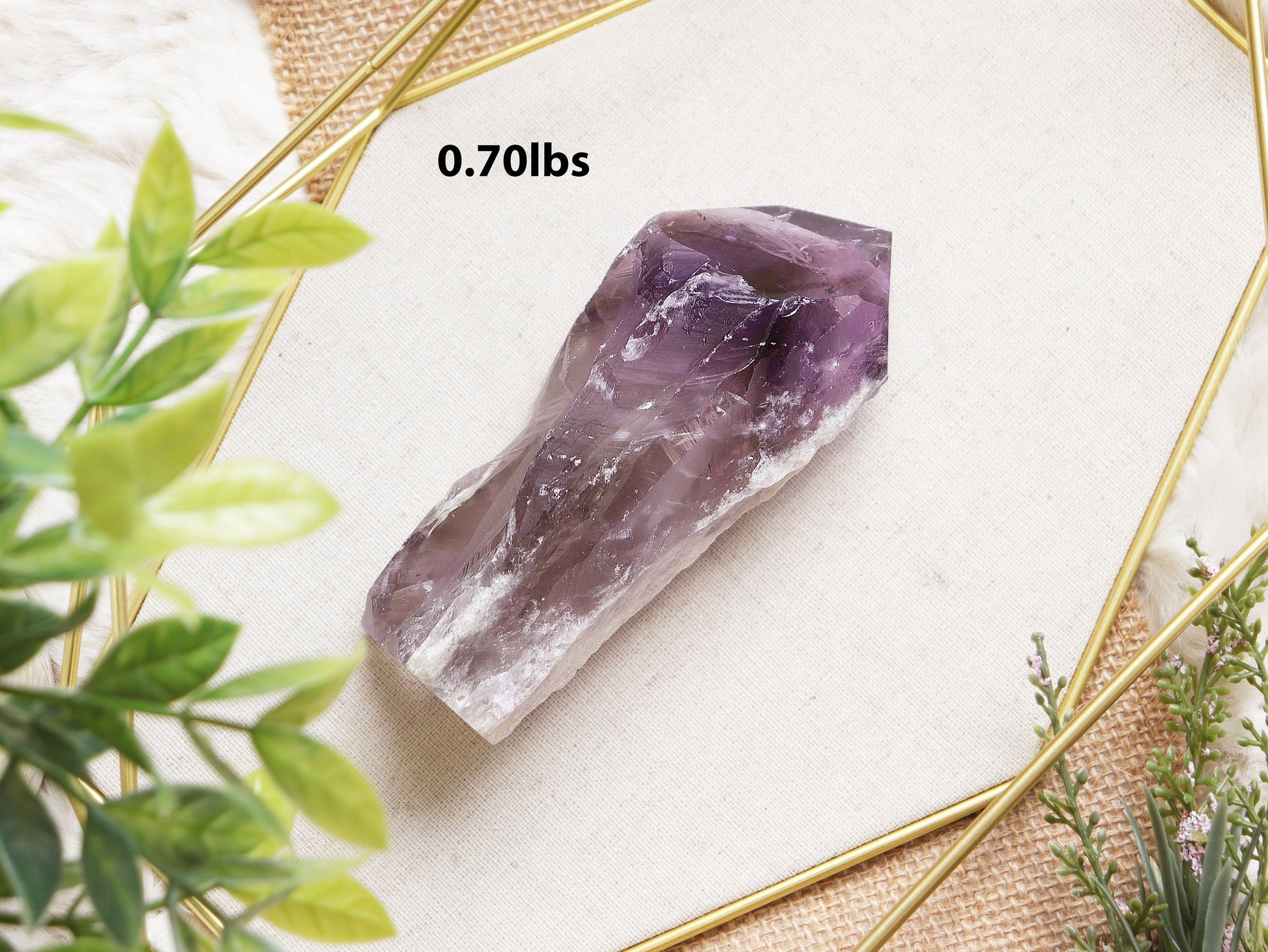 Elestial Amethyst Point, Relax & Destress Crystal, Ethically Sourced - Pick your Own