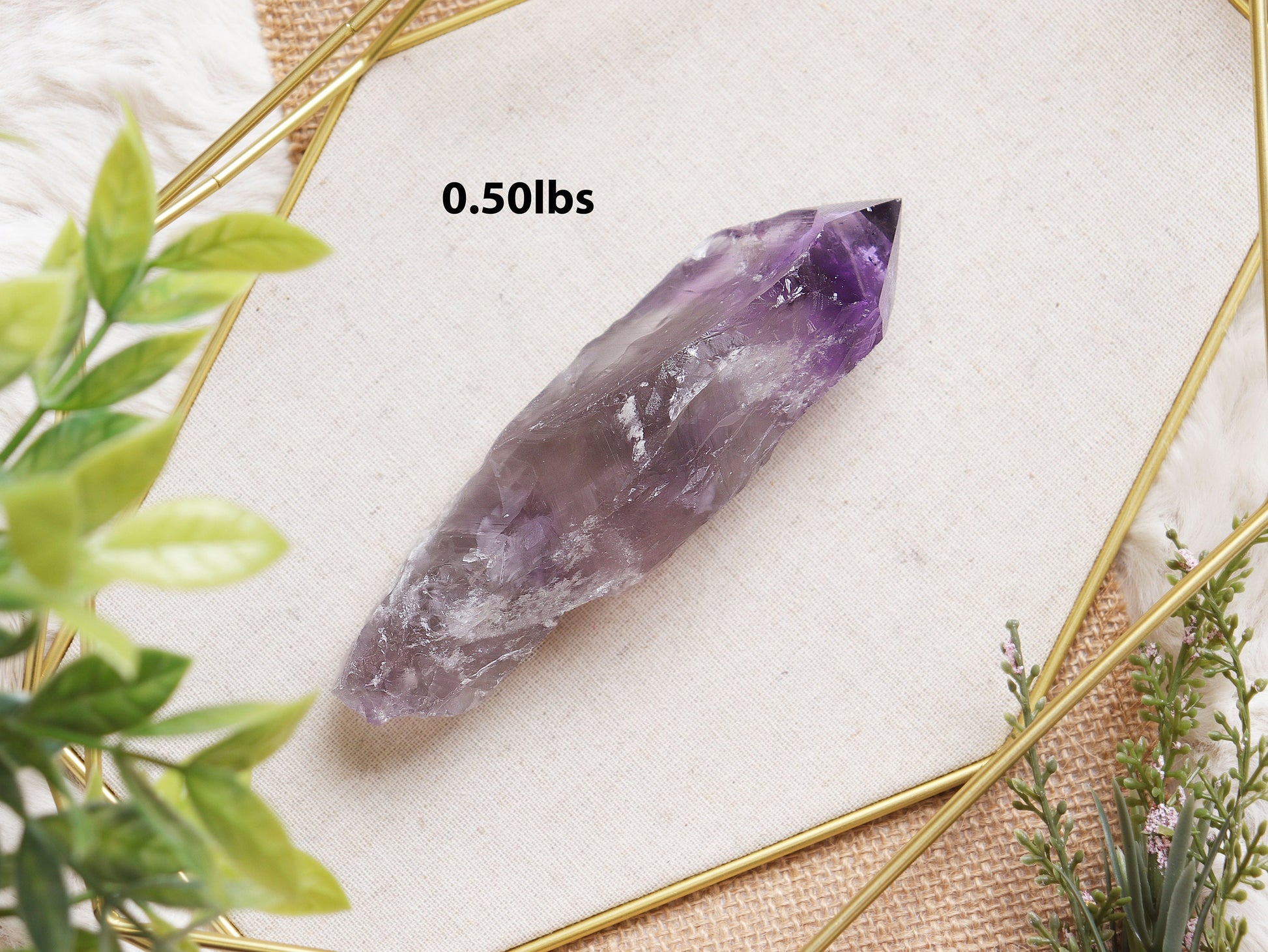 Elestial Amethyst Point, Relax & Destress Crystal, Ethically Sourced - Pick your Own